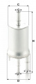Palivový filtr MANN MF WK6015