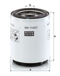 Palivový filtr MANN MF WK1142/2X Palivový filtr MANN MF WK1142/2X