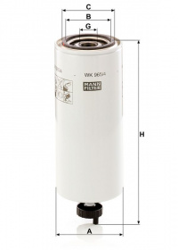 Palivový filtr MANN MF WK 965/4 X