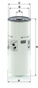 Palivový filtr MANN MF WDK11102/24 Palivový filtr MANN MF WDK11102/24