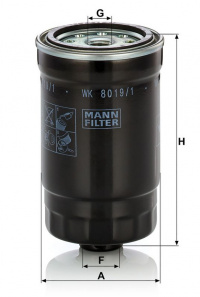 Palivový filtr MANN (WK8019/1) 