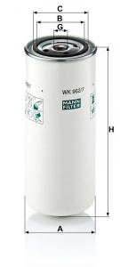 Palivový filtr MANN WK962/7 (MF WK962/7) - VOLVO