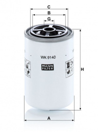 Palivový filtr MANN WK9140 (MF WK9140)
