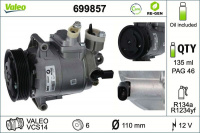 Kompresor, klimatizace VALEO 699857