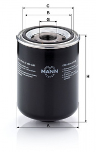Olejový filtr MANN W1374/5 (MF W1374/5) Olejový filtr MANN W1374/5 (MF W1374/5)