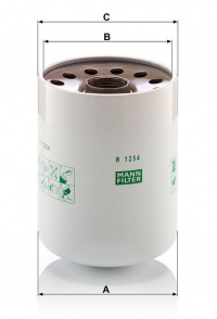 Olejový filtr MANN W1254X (MF W1254X) Olejový filtr MANN W1254X (MF W1254X)