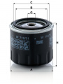 Olejový filtr MANN W712/31 (MF W712/31)