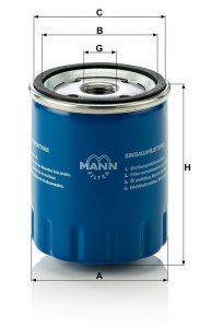 Olejový filtr MANN W712/15 (MF W712/15) - CITROËN