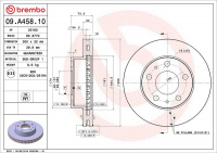 Brzdový kotouč BREMBO 09.A458.10