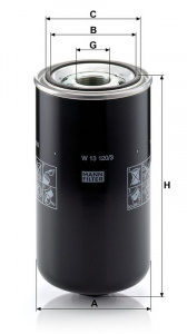 Olejový filtr MANN W13120/3 (MF W13120/3) Olejový filtr MANN W13120/3 (MF W13120/3)