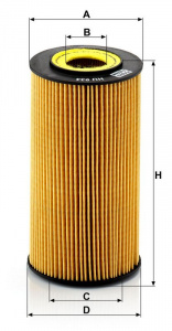 Olejový filtr MANN HU934X (MF HU934X) - MERCEDES-BENZ Olejový filtr MANN HU934X (MF HU934X) - MERCEDES-BENZ