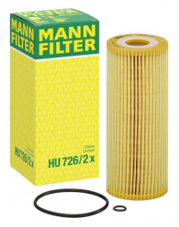 Olejový filtr MANN HU726/2X (MF HU726/2X) - AUDI, SEAT, ŠKODA, VW