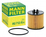 Olejový filtr MANN HU712/6X (MF HU712/6X) - AUDI, SEAT, ŠKODA, VW