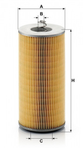 Olejový filtr MANN H12110/2X (MF H12110/2X) - MERCEDES-BENZ