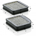 Kabinový filtr MANN CUK22000-2 (MF CUK22000-2) - MAYBACH, MERCEDES-BENZ