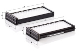 Kabinový filtr MANN CU23000-2 (MF CU23000-2) - MITSUBISHI