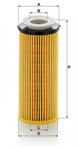 Olejový filtr MANN HU720/3X (MF HU720/3X) - BMW