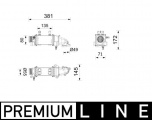 Chladič turba MAHLE CI 739 000P