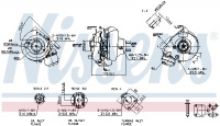 Turbodmychadlo NISSENS 93248 Turbodmychadlo NISSENS 93248