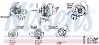 Turbodmychadlo NISSENS 93242 Turbodmychadlo NISSENS 93242