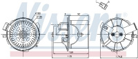 Vnitřní ventilátor NISSENS 87138