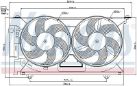 Ventilátor chladiče NISSENS 85074