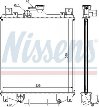 Chladič motoru NISSENS 64173A Chladič motoru NISSENS 64173A