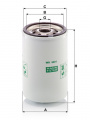 Palivový filtr MANN WK8001 (MF WK8001)
