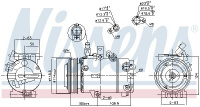 Kompresor klimatizace NISSENS 890242 Kompresor klimatizace NISSENS 890242