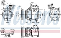 Kompresor klimatizace NISSENS 89277 Kompresor klimatizace NISSENS 89277