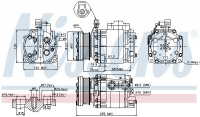 Kompresor klimatizace NISSENS 89354 Kompresor klimatizace NISSENS 89354