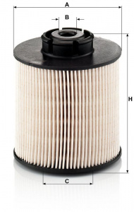 Palivový filtr MANN PU1046/1X (MF PU1046/1X) - MERCEDES-BENZ