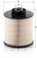 Palivový filtr MANN PU1046/1X (MF PU1046/1X) - MERCEDES-BENZ
