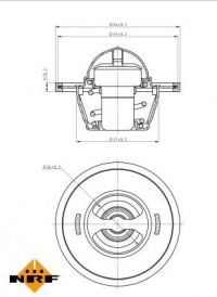 Termostat NRF 725155