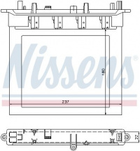 Výměník tepla NISSENS 72033