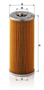 Olejový filtr MANN H727/4 (MF H727/4) - GAZ Olejový filtr MANN H727/4 (MF H727/4) - GAZ