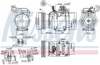 Kompresor klimatizace NISSENS 89262 Kompresor klimatizace NISSENS 89262
