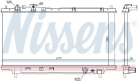 Chladič motoru NISSENS 62383A Chladič motoru NISSENS 62383A