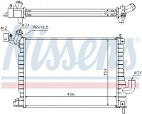 Chladič motoru NISSENS 63019A Chladič motoru NISSENS 63019A