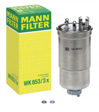 Palivový filtr MANN WK853/3X (MF WK853/3X) - AUDI, SEAT, ŠKODA, VOLKSWAGEN