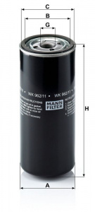 Palivový filtr MANN WK962/11 (MF WK962/11) Palivový filtr MANN WK962/11 (MF WK962/11)