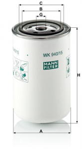 Palivový filtr MANN WK940/15 (MF WK940/15) - RENAULT TRUCKS