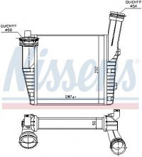 Chladič turba NISSENS 96611