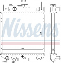 Chladič motoru NISSENS 64083
