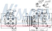 Kompresor klimatizace NISSENS 89246 Kompresor klimatizace NISSENS 89246