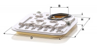 Filtr automatické převodovky MANN MF H20002KIT