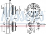 Kompresor klimatizace NISSENS 890368