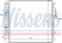 Chladič motoru NISSENS 630738 Chladič motoru NISSENS 630738