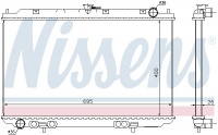 Chladič motoru NISSENS 68723