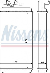 Výměník tepla NISSENS 70220